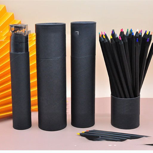 Premium Black Wood Colored Pencil Set - Image 3